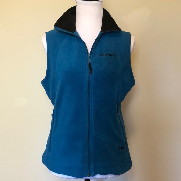 Columbia Fleece Vest (S) UEC zip hand pockets. Keeps your core warm. Great hike - Picture 1 of 8